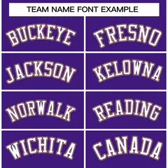 Purple White-Purple Varsity Full-Snap Letterman Jacket 3