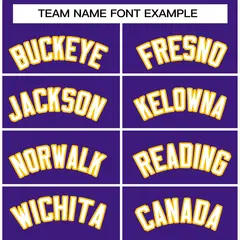 Purple White-Purple Varsity Full-Snap Letterman Jacket 3