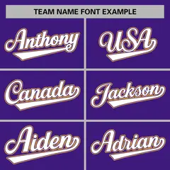 Purple White-Purple Varsity Full-Snap Letterman Jacket 5