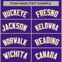 Purple White-Purple Varsity Full-Snap Letterman Jacket 5