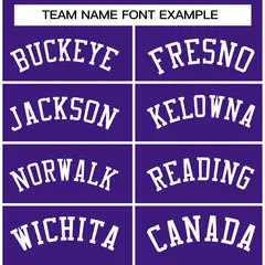 Purple White Raglan Varsity Full-Snap Letterman Jacket 5