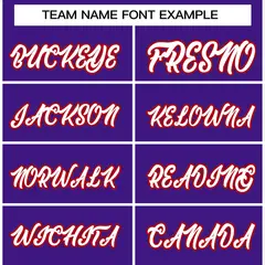 Purple White-Red Full-Snap Varsity Letterman Jacket 3