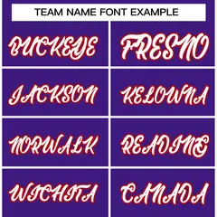 Purple White-Red Full-Snap Varsity Letterman Jacket 5