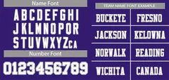 Purple White-Silver Mesh Football Jersey 5