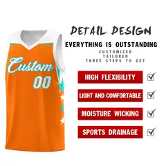 Purple White Star Color Block Two Tone Side Basketball Jersey 2