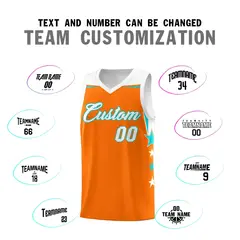 Purple White Star Color Block Two Tone Side Basketball Jersey 4