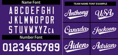 Purple White Stripe Raglan Sleeves Authentic Baseball Jersey 3