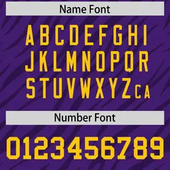 Purple White Tiger Stripe Graffiti Pattern Football Jersey 4
