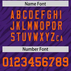 Purple White Tiger Stripe Graffiti Pattern Football Jersey 4