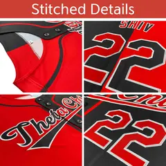 Purple White-Yellow Split Fashion Baseball Jersey 5