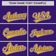 Purple Yellow Floral Gradient Full Button Baseball Jersey 3