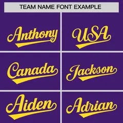 Purple Yellow Graffiti Wind Mark Baseball Jersey 3