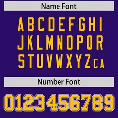 Purple Yellow Split Graffiti Raglan Sleeve Baseball Jersey 4