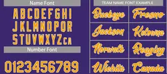 Purple Yellow-White Classic Heal Sports Basketball Jersey 4