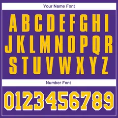 Purple Yellow-White Yellow Classic Sets Basketball Jersey 4