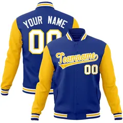 Raglan Sleeves Varsity Baseball Jacket for Men Women Youth