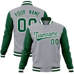 Raglan Sleeves Varsity Baseball Jacket 29