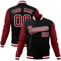Raglan Sleeves Varsity Baseball Jacket 64