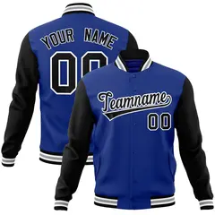 Raglan Sleeves Varsity Letterman Baseball Jacket 15