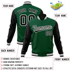 Raglan Sleeves Varsity Letterman Baseball Jacket 37
