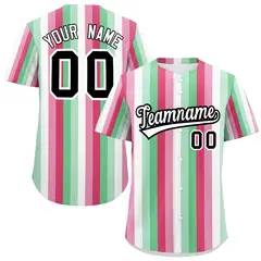 Rainbow Abrosexual Pride Month Color Block Baseball Jersey 1