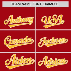 Red American Flag Raglan Sleeves Varsity Full-Snap Letterman Bomber Jacket 3