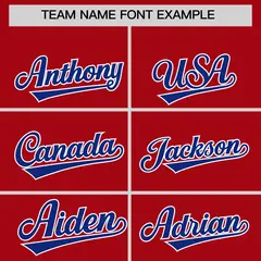 Red American Flag Raglan Sleeves Varsity Full-Snap Letterman Bomber Jacket 3