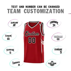 Red Arrow Graffiti Pattern Basketball Jersey 4