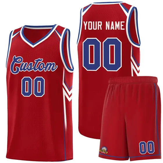 Red Arrow Graffiti Pattern Basketball Jersey