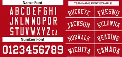 Red Authentic Classic Pullover Baseball Jersey 3