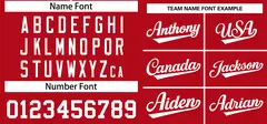 Red Authentic Classic Pullover Baseball Jersey 3