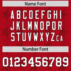 Red Black All Star Graffiti Pattern Football Jersey 4
