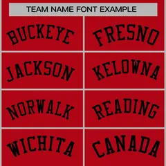 Red Black Classic Style Varsity Full-Snap Letterman Jacket 5