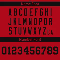 Red Black Full Button Classic Baseball Jersey 4