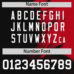 Red Black Ink Pattern Authentic Baseball Jersey 4