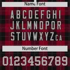 Red Black Plaid Varsity Letterman Baseball Jacket 4