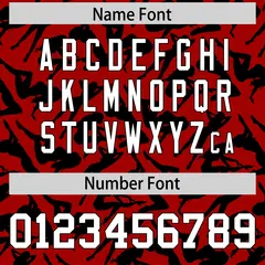 Red Black Playboy Graffiti Pattern Baseball Jersey 4