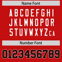 Red Black Raglan Sleeves Authentic Football Jersey 4