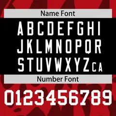 Red Black Raglan Sleeves Camo Authentic Football Jersey 4