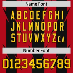 Red Black Razr Stripe Graffiti Pattern Flag Football Jersey 4