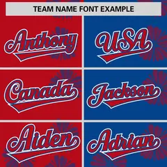 Red Black Split Flower Graffiti Authentic Baseball Jersey 3