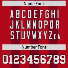 Red Black Vertical Fine Stripe Gradient Football Jersey 4
