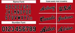 Red Black-White Classic Sets Basketball Uniform Jersey 4