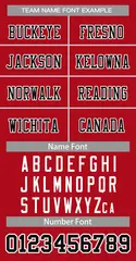 Red Black-White Classic Style Authentic Football Jersey 5