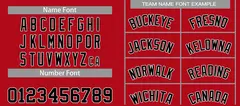 Red Black-White Curved Classic Sets Basketball Jersey 4