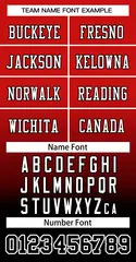 Red Black-White Gradient Fashion Football Jersey 3