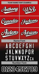 Red Black-White Gradient Stripe Baseball Jersey 3
