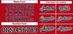 Red Black-White Outdoor Pullover Baseball Jersey 3