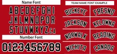 Red Black-White Pullover Baseball Jersey 3