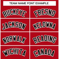 Red Black-White Raglan Full-Snap Varsity Letterman Jacket 3